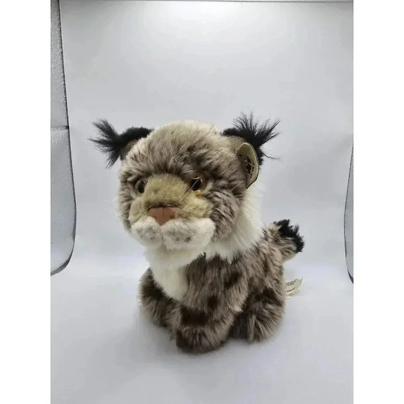 WWF Bobcat Lynx Spotted Wildcat Plush Stuffed Animal Wildcat Wild Cat- Retired - Picture 1 of 7
